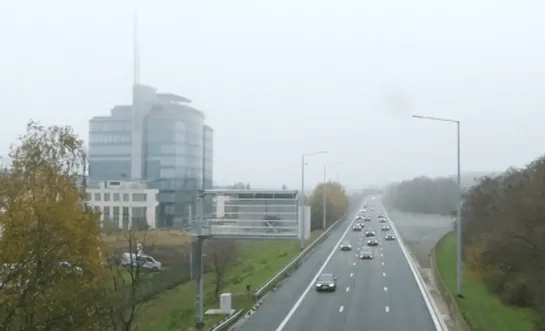 brug over Dijle verkeer over 1 rijstrook E19