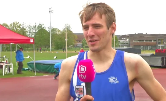 Hoogspringer Jef Vermeiren uit Bevel