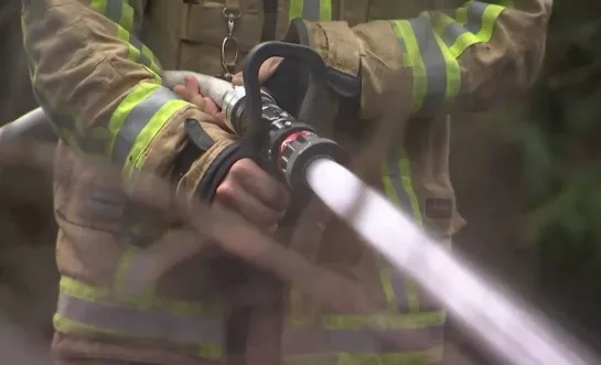 Brandweer blust