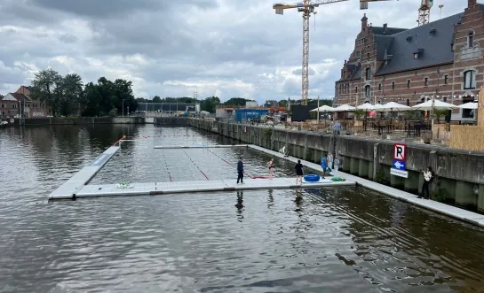 zwemmen in open water Keerdok Mechelen