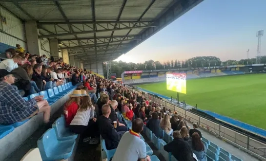 EK voetbal fandorp Kuipje Westerlo