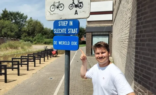 nutteloze borden wandeling toerisme Geel