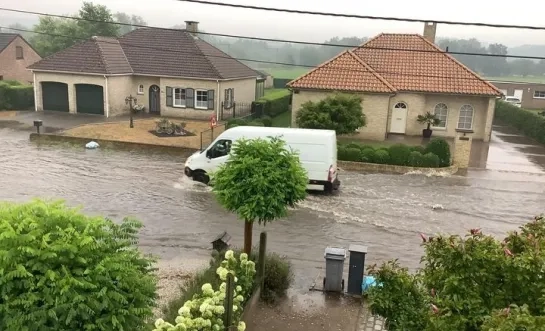 Wateroverlast op de Isschotweg
