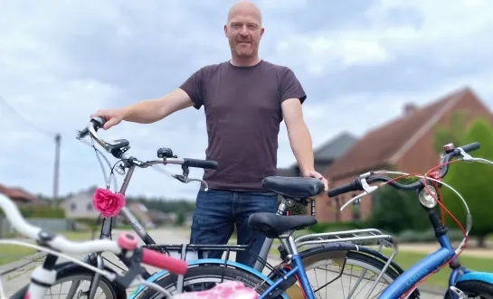 Fietsbieb Lille Luc De Backer schepen Mobiliteit