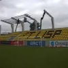 Bouw dak Lierse bezoekers