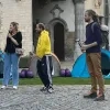 Sleep Out op binnenplein Mechels stadhuis