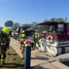 jacht boot schip chemische geur jachthaven Herentals brandweer