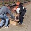 politie Rivierenland redt eendjes