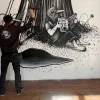 Gijs Vanhee muurschildering HOME Mechelen Het Paradijs