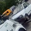 Auto met valse nummerplaat