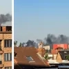 Zware brand in loods in Mechelen