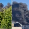 Zware brand in loods in Mechelen