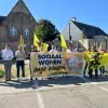 Protest van Vlaams Belang bij Leefgoed Geel