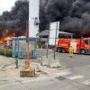 Beelden van de brand