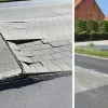 Wegdek komt omhoog op enkele plaatsen
