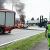 Ongeval Dessel graspop brandende auto