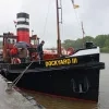 Stoomboot meert af in Sint-Amands