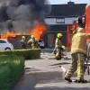 Brand van tuinhuis in Meerhout