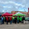 vakbondsactie aan gevangenis Merksplas