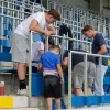 KVC Westerlo supporters bouwen mee aan tribune De West