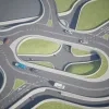 Fabiolarotonde ovonde Agentschap Wegen en Verkeer render