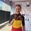 Jana Gevers Belgisch kampioen wielrennen nieuwelingen 