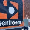 Tsentroem muurschildering Mechelen jeugdhuis