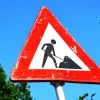 verkeersbord werken
