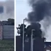 Brandje in tuinhuis