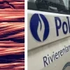 Politie Rivierenland arresteert vier mannen voor diefstal van koperen kabels bij NMBS