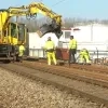 Werken aan het spoor