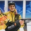 Hanne en Stijn Desmet shorttrack schaatsen
