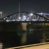 olie op het kanaal in Willebroek