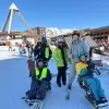 Vijf Oekraïnse oorlogsveteranen konden gaan G-Skiën dankzij Rotary Mechelen