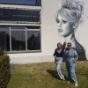 muurschildering Brigitte Bardot