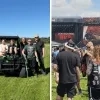 Opbouw Graspop Festivalterrein