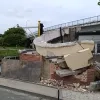 Het oude seinhuisje in Battel wordt afgebroken