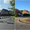 Ontharding kruispunt Daalstraat Alpenroosstraat