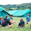Een chirogroep op kamp