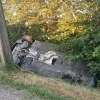 Auto in gracht Oosterwijk
