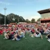 Fans in Stade des Belges