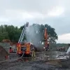 Brand in Willebroek in composthoop