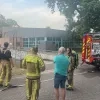 brand zwembad Netepark buitenbad