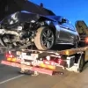 ongeval Herselt auto in bosje gewonden naar ziekenhuis