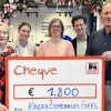 Cuvée Geel Delhaize cheque voor kinderziekenhuis Geel